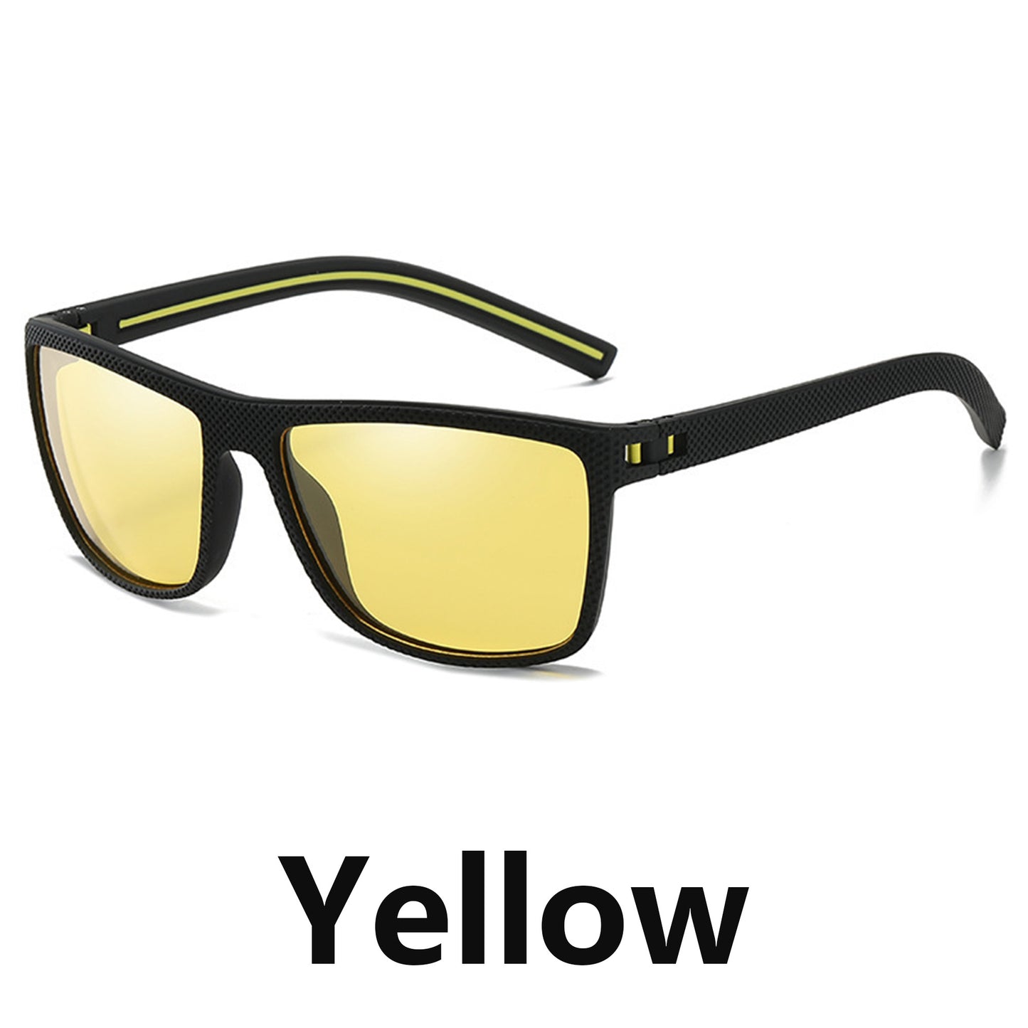 Square Polarized Golf Sunglasses for Men UV Protection