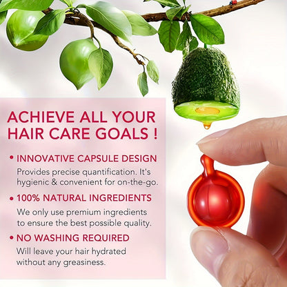 Hair Vitamins Moroccan Oil Capsules for Women & Men