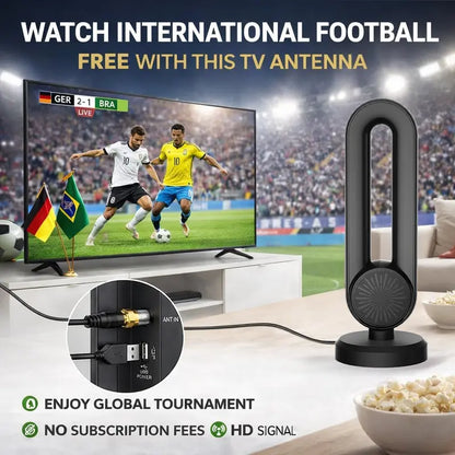 TV Antenna for Local Channels,Digital Indoor HD Antennas with Strong Magnetic Base