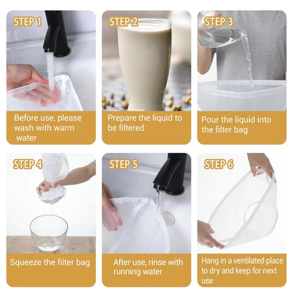3 PCS Juicer Bags for Cast Iron Juicer