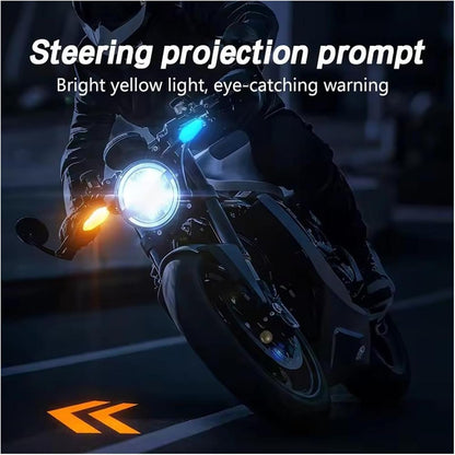 2PCS 12V Electric Scooter/Motorcycle Projection Turn Signal
