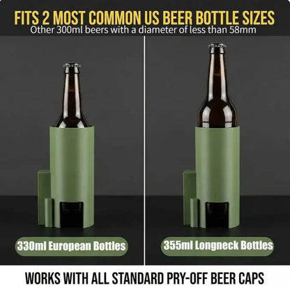 Beer Bottle Mortar Opener, Pop-Up Beer Opener