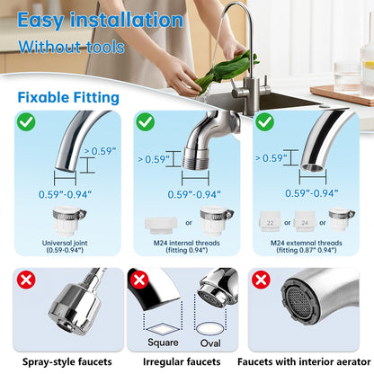 Food-grade ABS faucet water purifier
