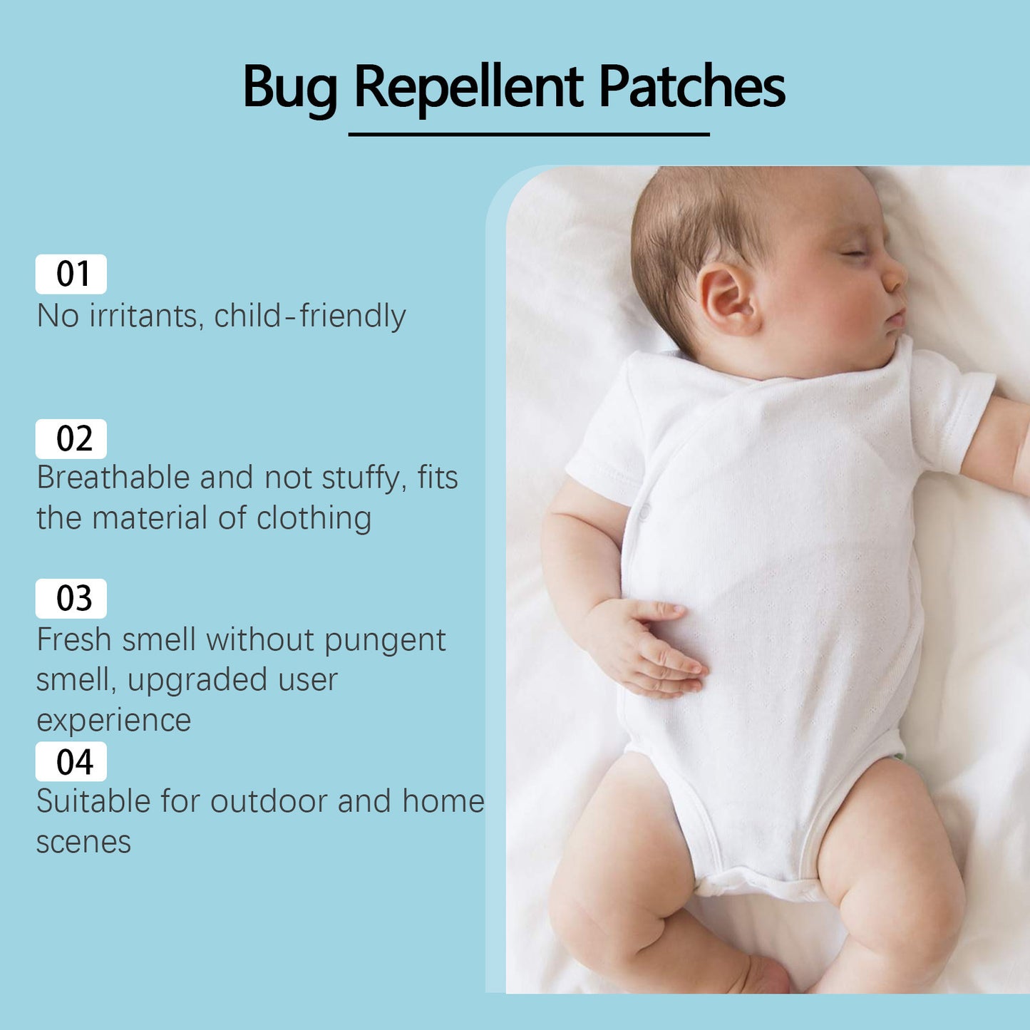 Children's mosquito repellent patches