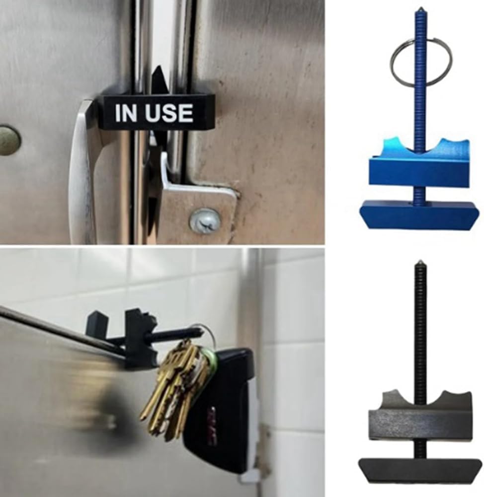 Stainless Steel Portable Door Lock - For Travel, Hotel & Home Security