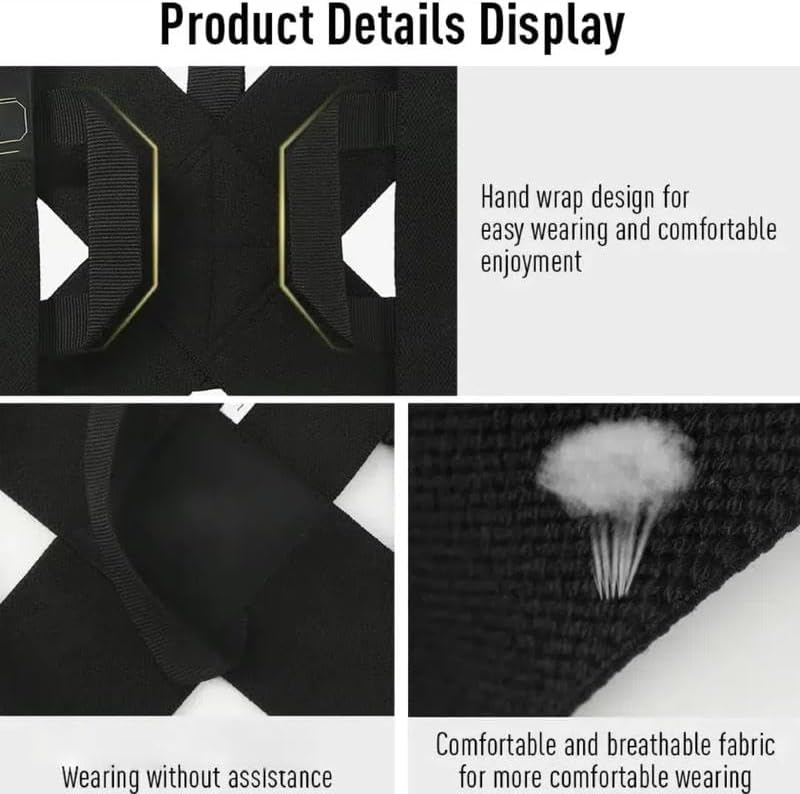 Fitness Posture Corrector Training Straps, Open Shoulder Assist Straps Shoulders - For Weight Training, Chest Straight