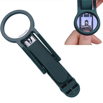 2pcs 2.5X Magnifying Nail Clippers in Multiple Angles for The Seniors