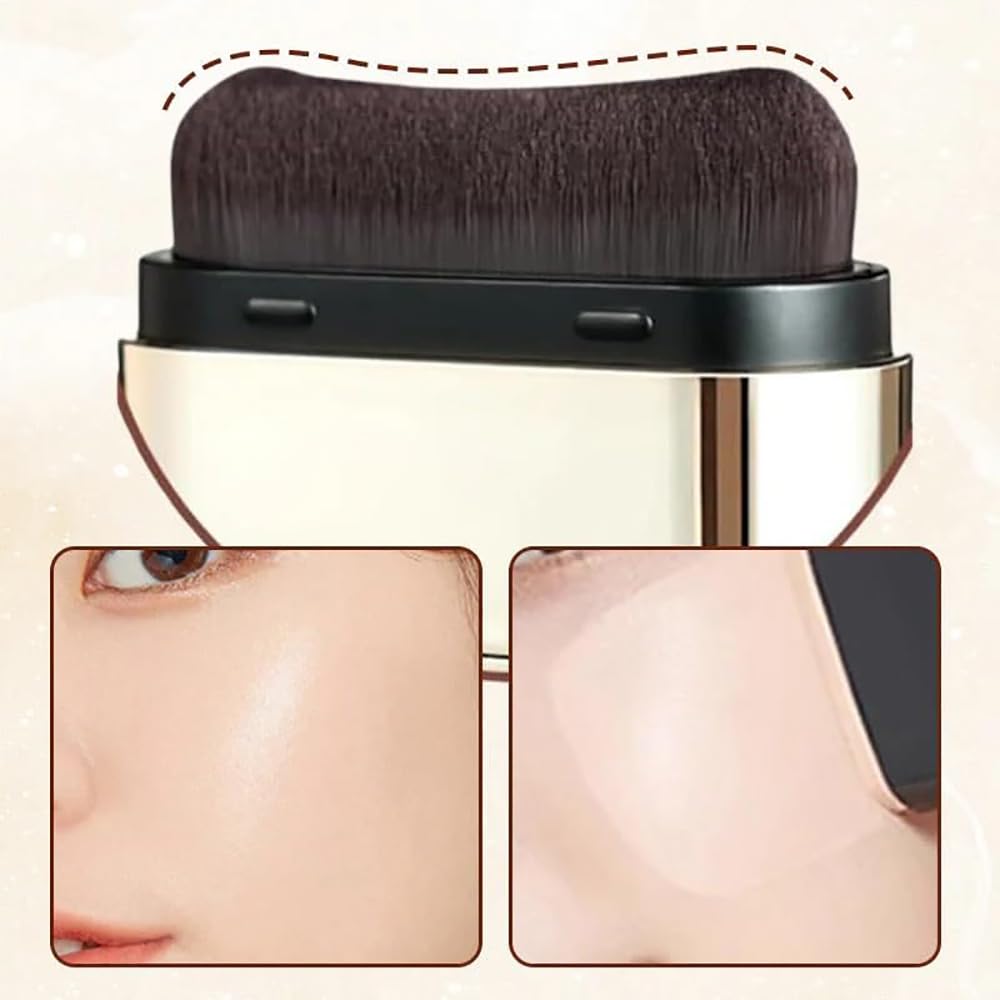 2 Pcs 2-in-1 Long-Lasting Dual-Ended Foundation Stick - Built-in Sunscreen, Lightweight Brighten Stick for All Skin Types