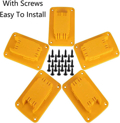 5Pcs Plastics Wall Mounted Clips for M18 18V Series Lithium Battery Tools