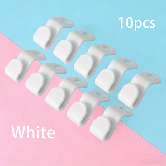 10pcs Clothes Hanger Connector Hooks - Plastic Cascading Hangers Saving Organizer Hanger Hooks for Heavy Duty Clothes
