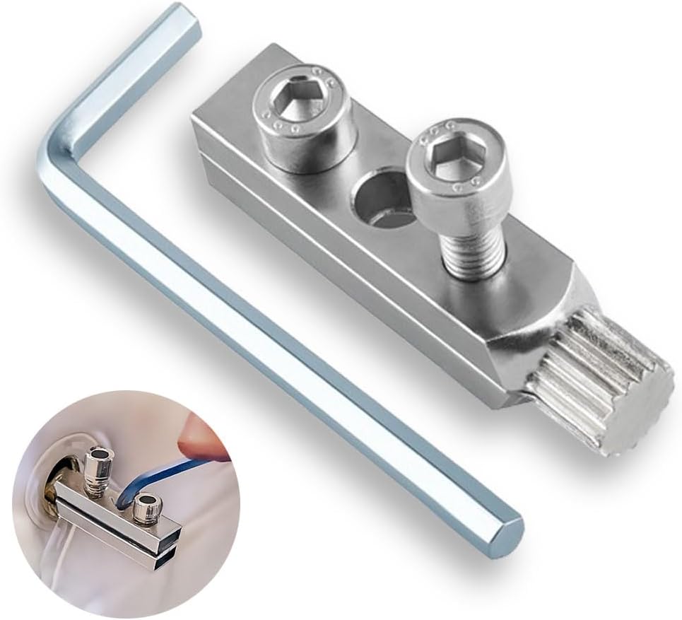 Broken Pipe Extractor Tool for Damaged Bolt and Faucet Removal, Pipe Screw Remover and Easy Out Valve Extractor Set