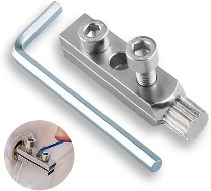 Broken Pipe Extractor Tool for Damaged Bolt and Faucet Removal, Pipe Screw Remover and Easy Out Valve Extractor Set