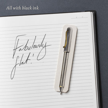 Fabulously Flat Paper Pens,Flat Bookmarks Pen,Double Sided Paper pens Card(1 Set)
