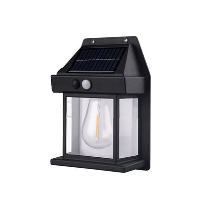 Solar Powered Outdoor Wall Lights Exterior Front Porch Security Light Wall Ornament