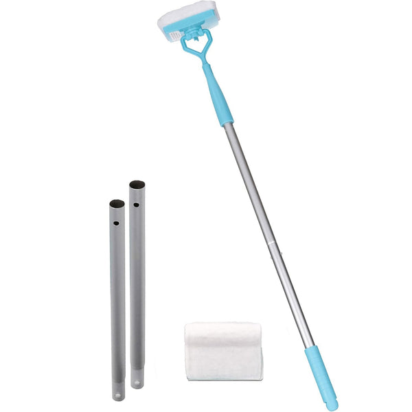 Baseboard Mop Set Lightweight Retractable Handle