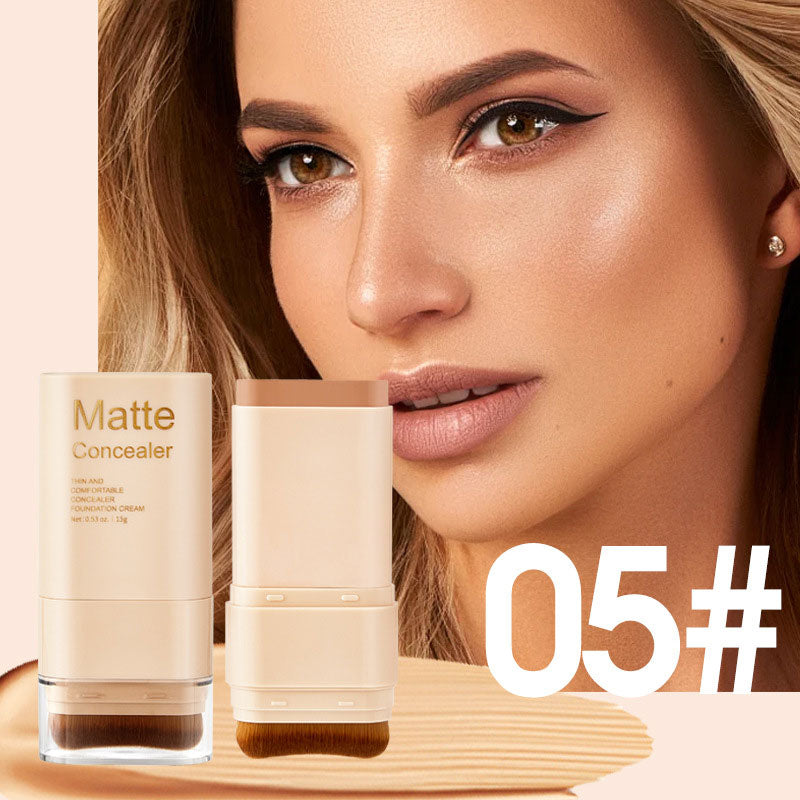 2 in 1 Dual-Ended Eraser Foundation Stick, Tinted Moisturizer, Skin Tint, Face Foundation and Dewy Finish