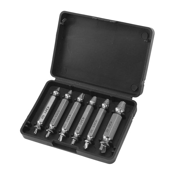 6PCS Damaged Screw Extractor Set
