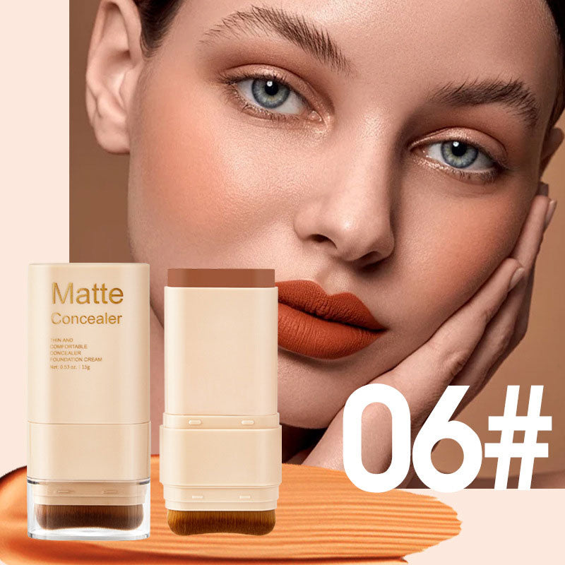 2 in 1 Dual-Ended Eraser Foundation Stick, Tinted Moisturizer, Skin Tint, Face Foundation and Dewy Finish