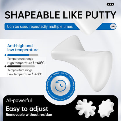5pcs Faster Drying Moldable Sealant Clays for Drain Pipe Connection, Holes & Gaps