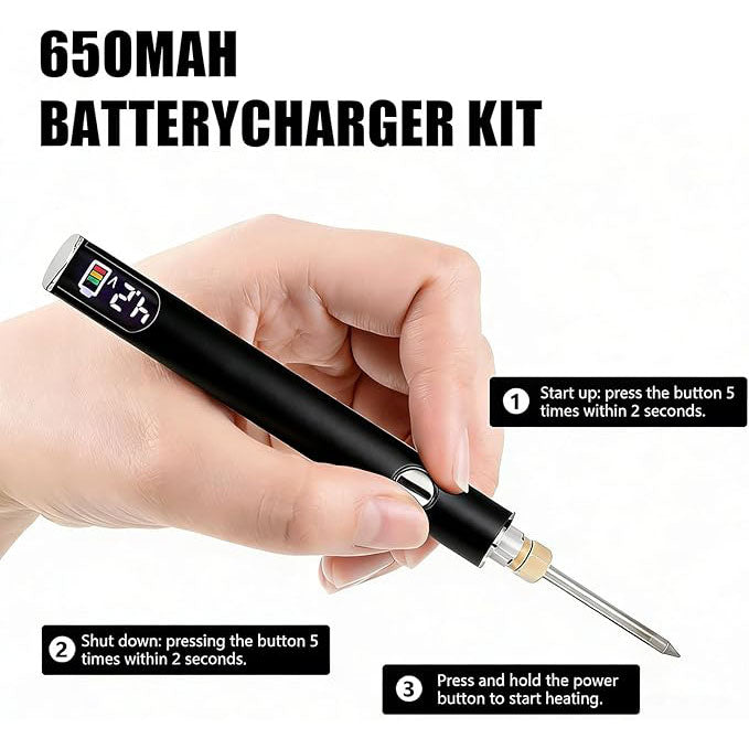 Portable Cordless Soldering Iron Cart Pen