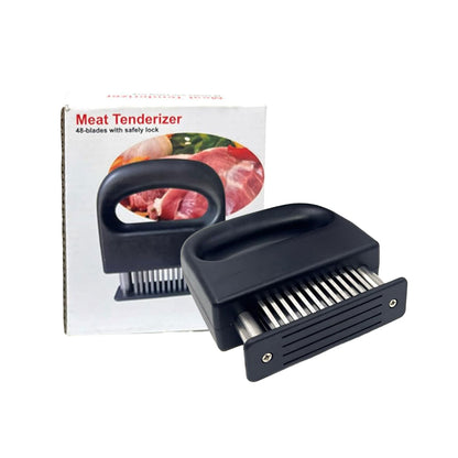 Meat Tenderizer Tool with 48 Stainless Steel Blades Cooking for Your Kitchen