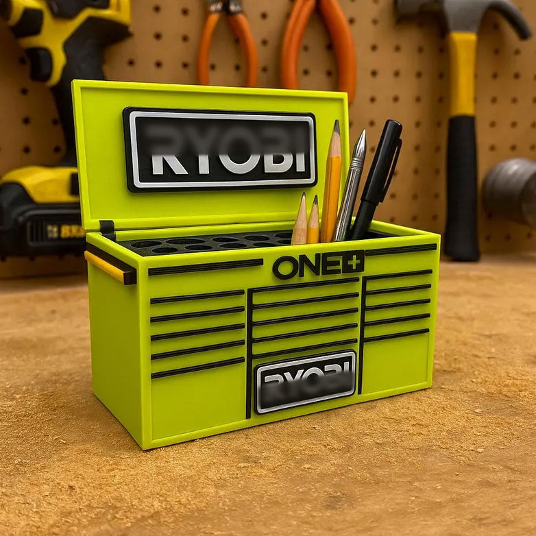 Workbench Toolbox Pen Holder – Tool Box Organizer for Desk