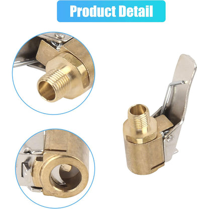 Car Motorcycles Bike Air Chuck Inflator Inflatable Adapter Connector