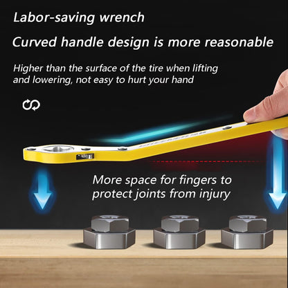 Auto Jack Ratchet Wrench of Labor-Saving Desigh, Car Jack and Lug Wrench
