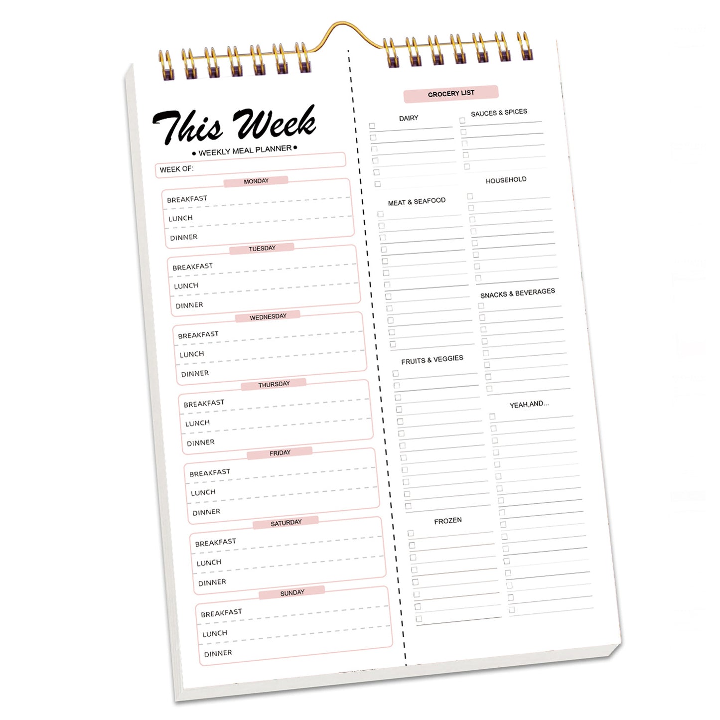 Meal Planner Notebook