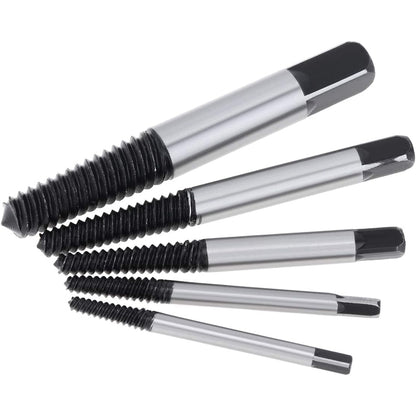 5PCS Screw Extractor Easy Out Set Drill Bits