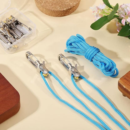2PCS Rope with Roller Tensioner