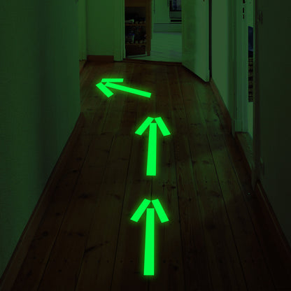 2PCS Creative Colorful Glow-in-the-Dark Wall Stickers