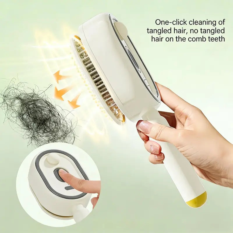 Electric Spray Air Cushion Massage Comb | Self-Cleaning Anti-Tangle
