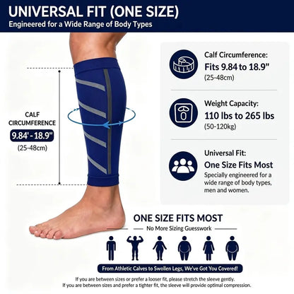 3-Pair Calf Compression Socks