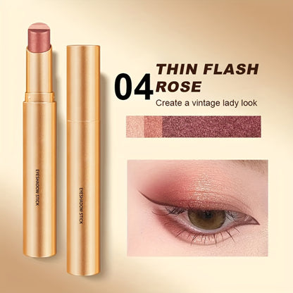 4pcs Tri-Color Gradient Waterproof Eyeshadow Stick Set