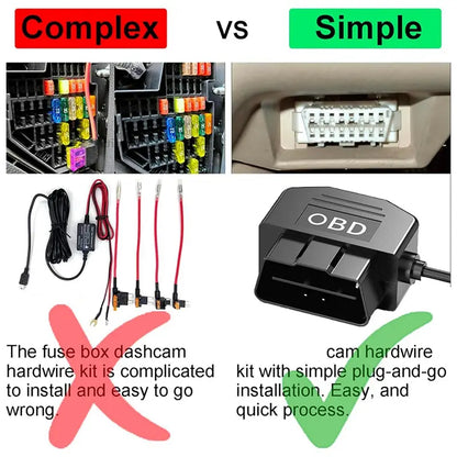 OBD2 Power Cable for Dash Camera
