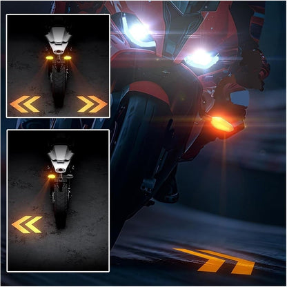 2PCS 12V Electric Scooter/Motorcycle Projection Turn Signal