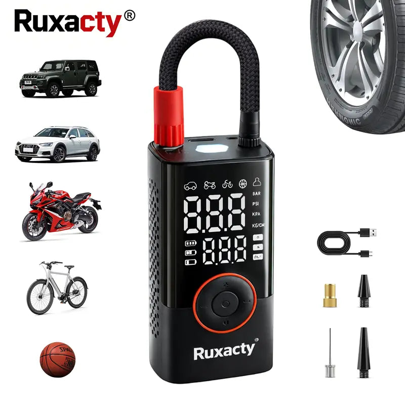 Upgraded Portable Digital Car Tire Inflator Pump