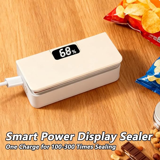 Rechargeable Sealer Machine with LED Power Display