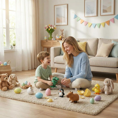 2026 New Wind-Up Animal Hatching Surprise Eggs