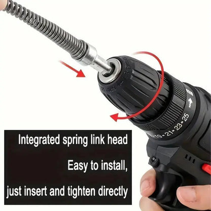 1 Count Drain Snake Unclogger, Drain Auger Cable with Drill Bit Connector