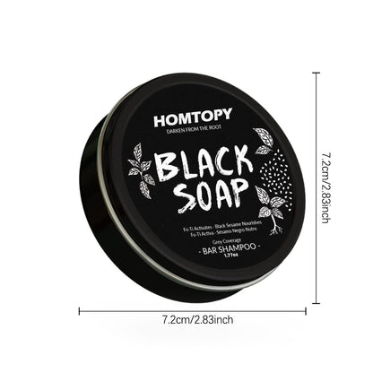 Gray Hair Reverse Bar Soap,Natural Gray Coverage for All Hair Types