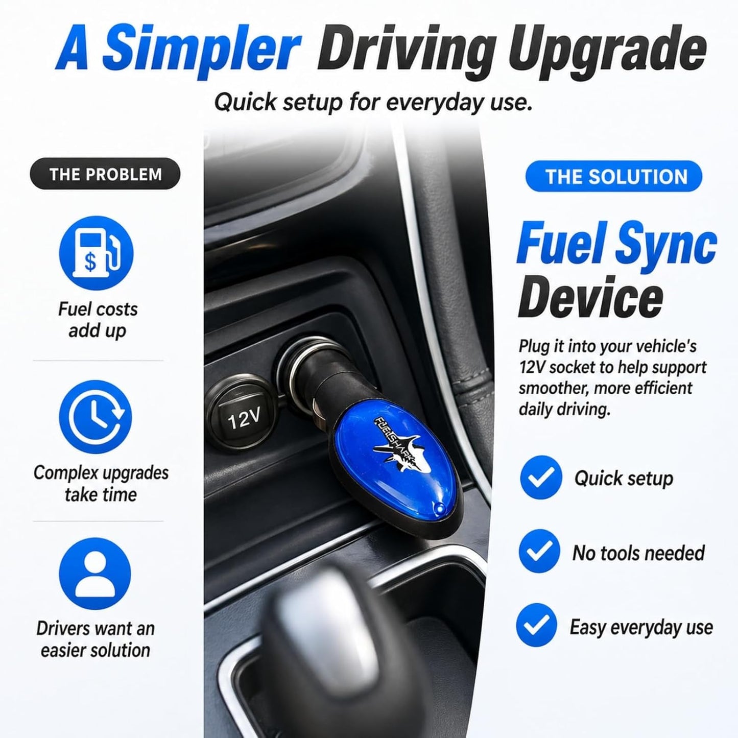 Car Fuel Saver Device | Plug-in Gas Saving Tool