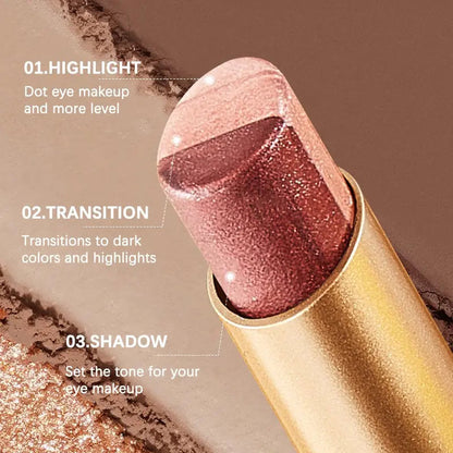 4Pcs Gradient Eyeshadow Stick,Waterproof & Long-Lasting Creamy Eyeshadow Pencil