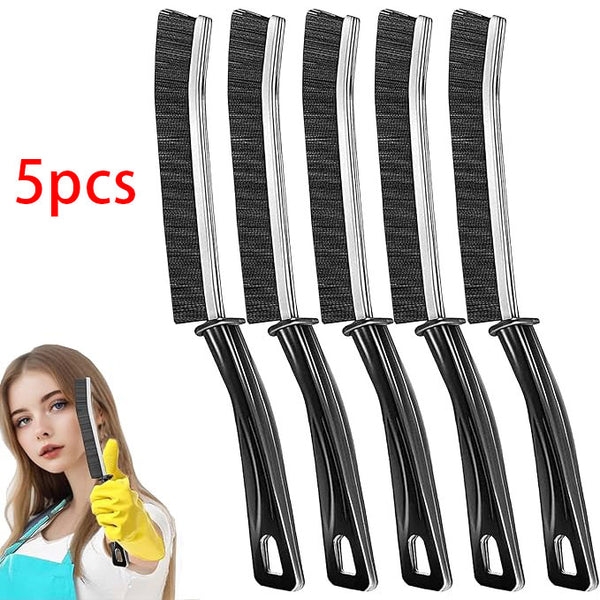 5pcs Hard-bristled Crevice Cleaning Brush for Household Use