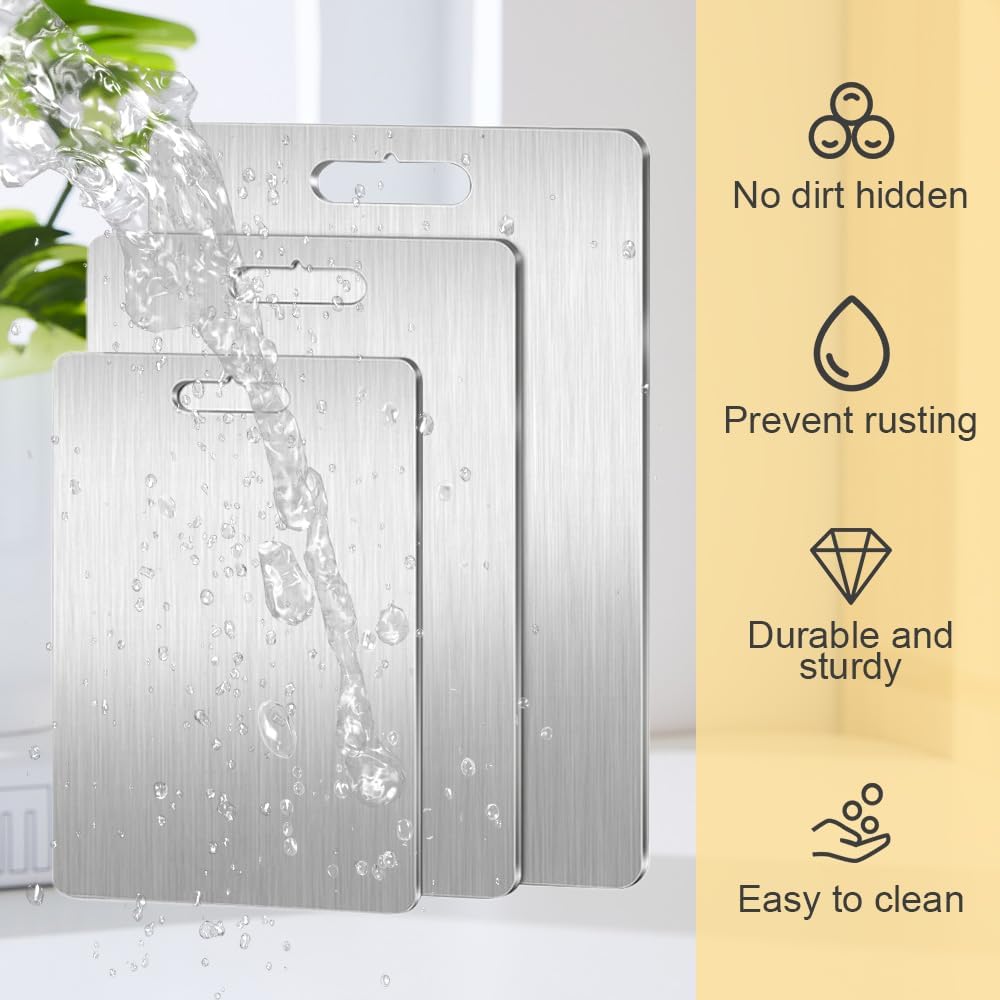 New Titanium Cutting Board - 100% Pure Titanium Cutting Boards for Kitchen