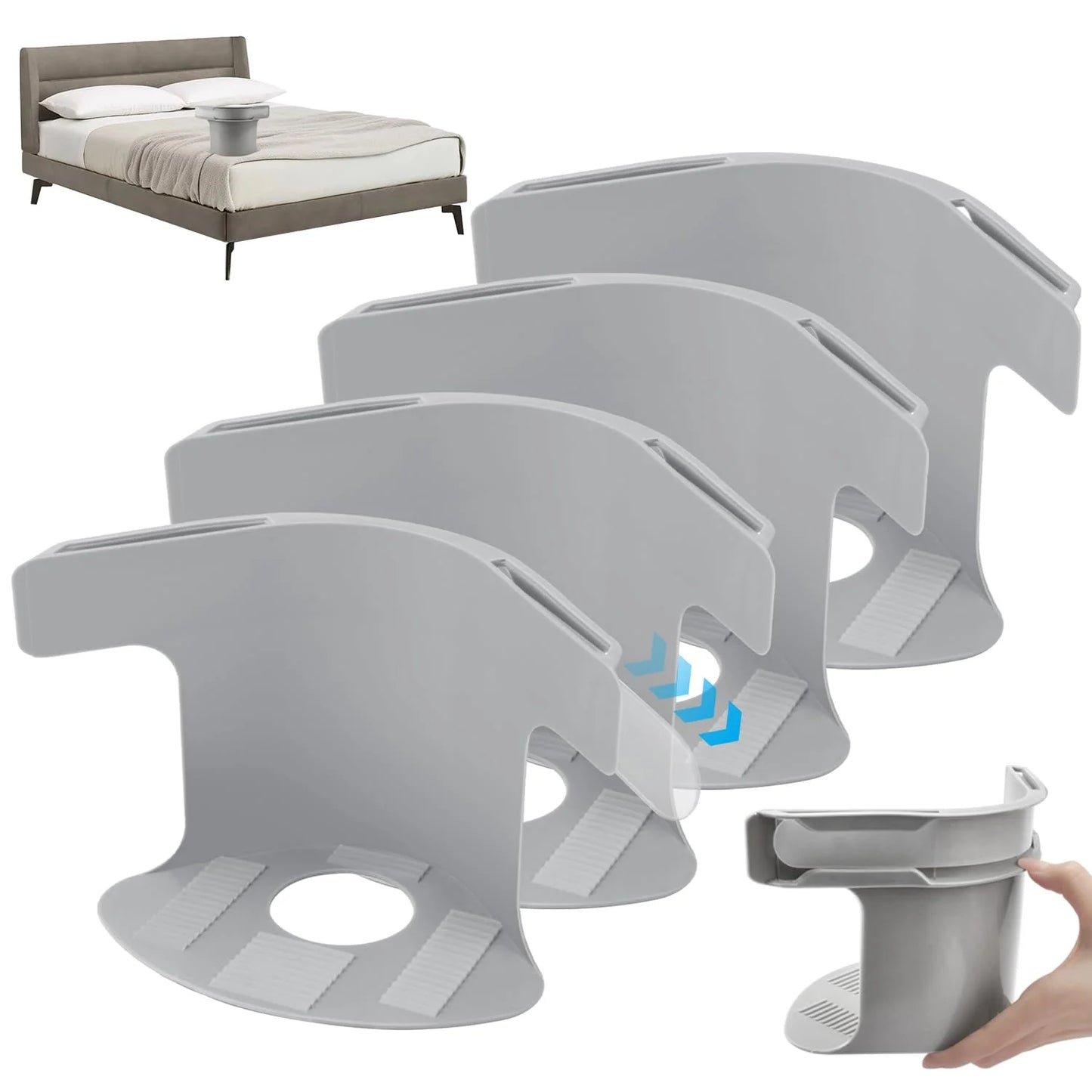 4-Pack Universal Sheet Holders - Keep Sheets Tight & Wrinkle-Free