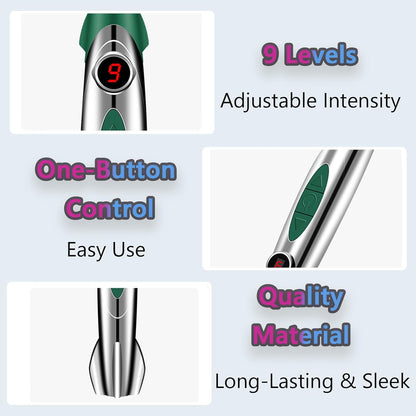 Electric Acupuncture Pen, Meridian Massage Pen for Muscle Relaxation