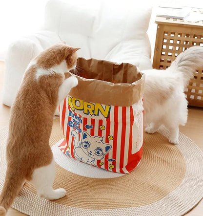 2Pcs Giant Pet Play Paper Bag - Heavy-Duty Hide & Seek Toy for Cats & Dog