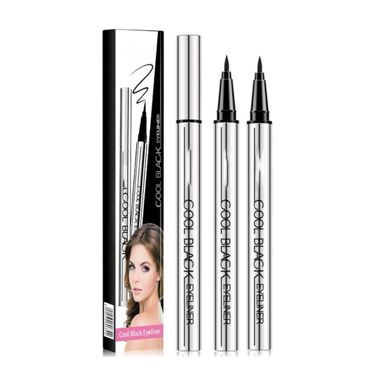 2Pcs Long-Lasting Eyeliner, Waterproof, 24-Hour Smooth Application